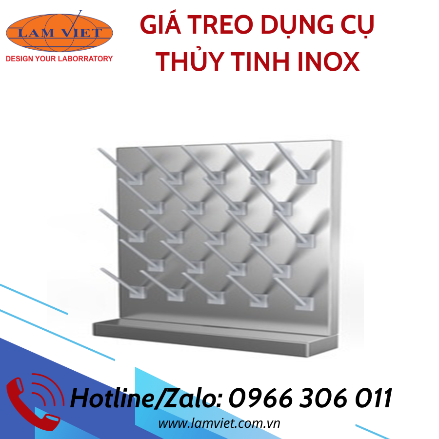 Gía treo dụng cụ thủy tinh