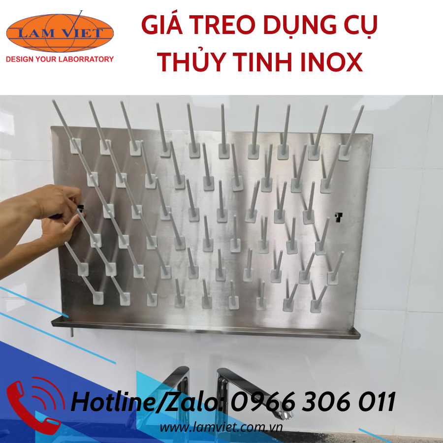 Gía treo dụng cụ thủy tinh