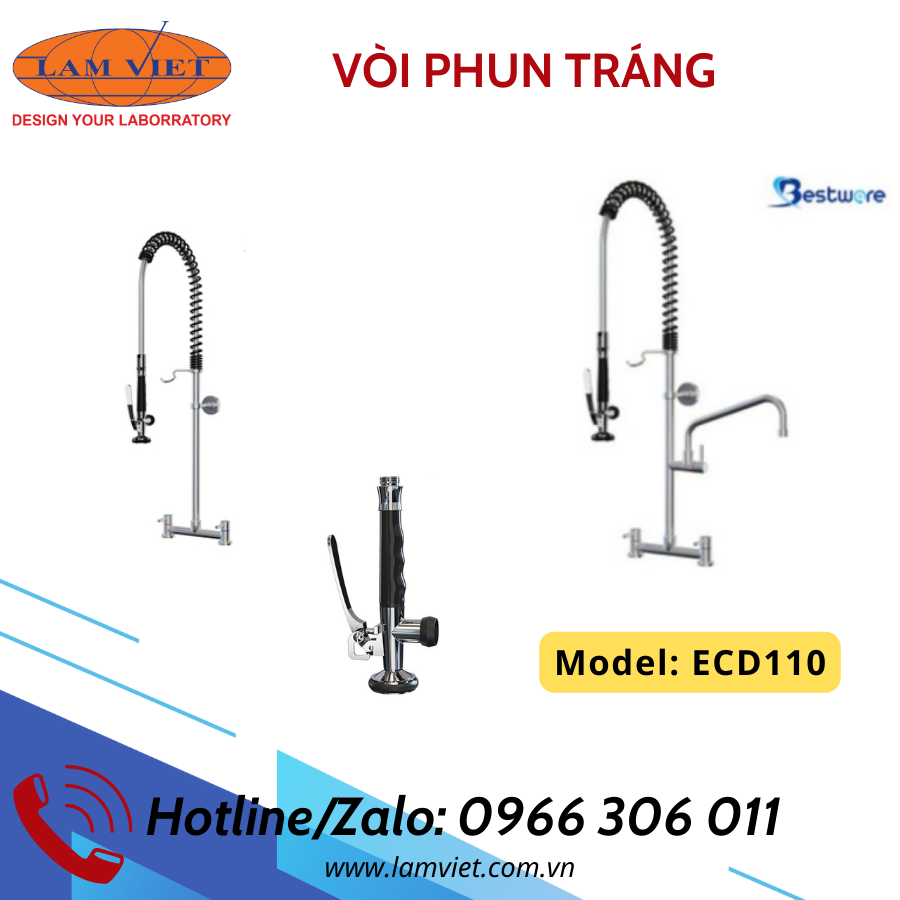 Vòi phun tráng model ECD110