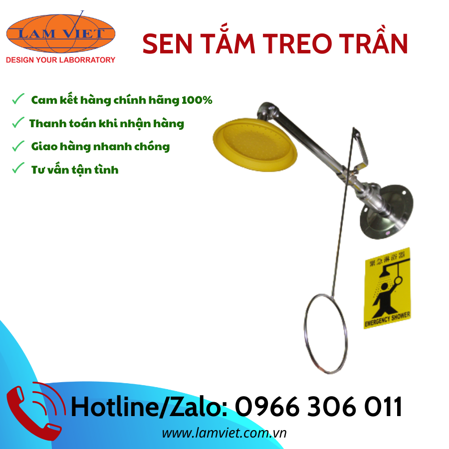 Sen tắm treo trần