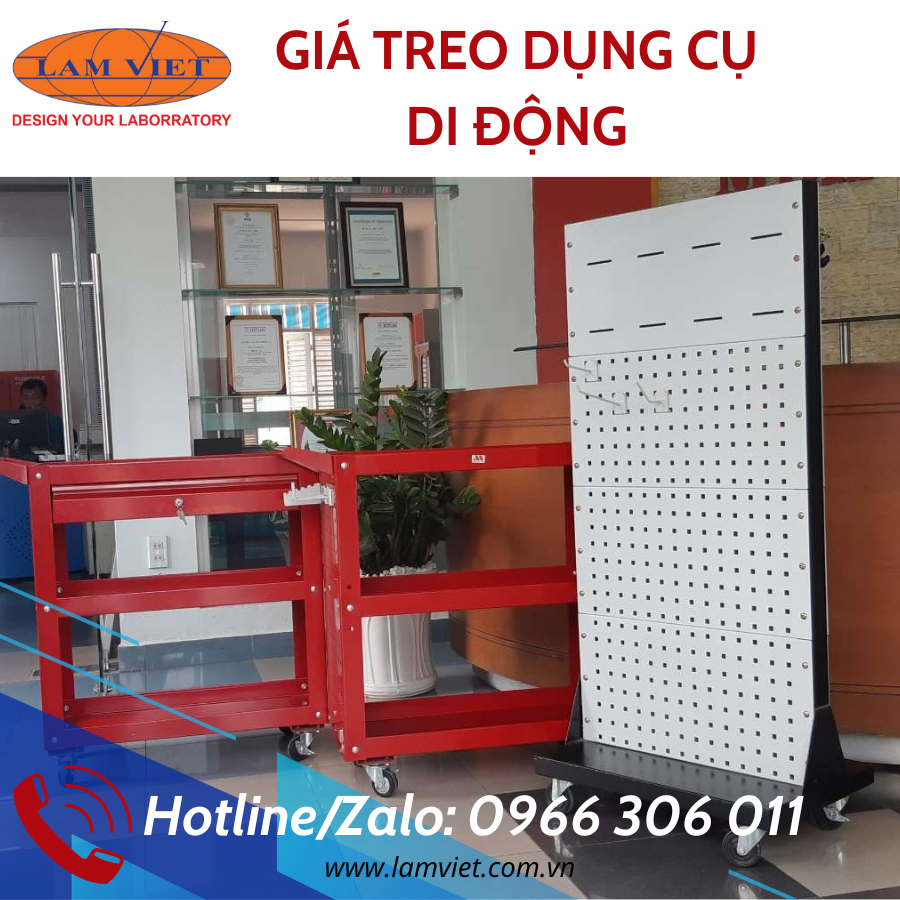 Gía treo dụng cụ di động