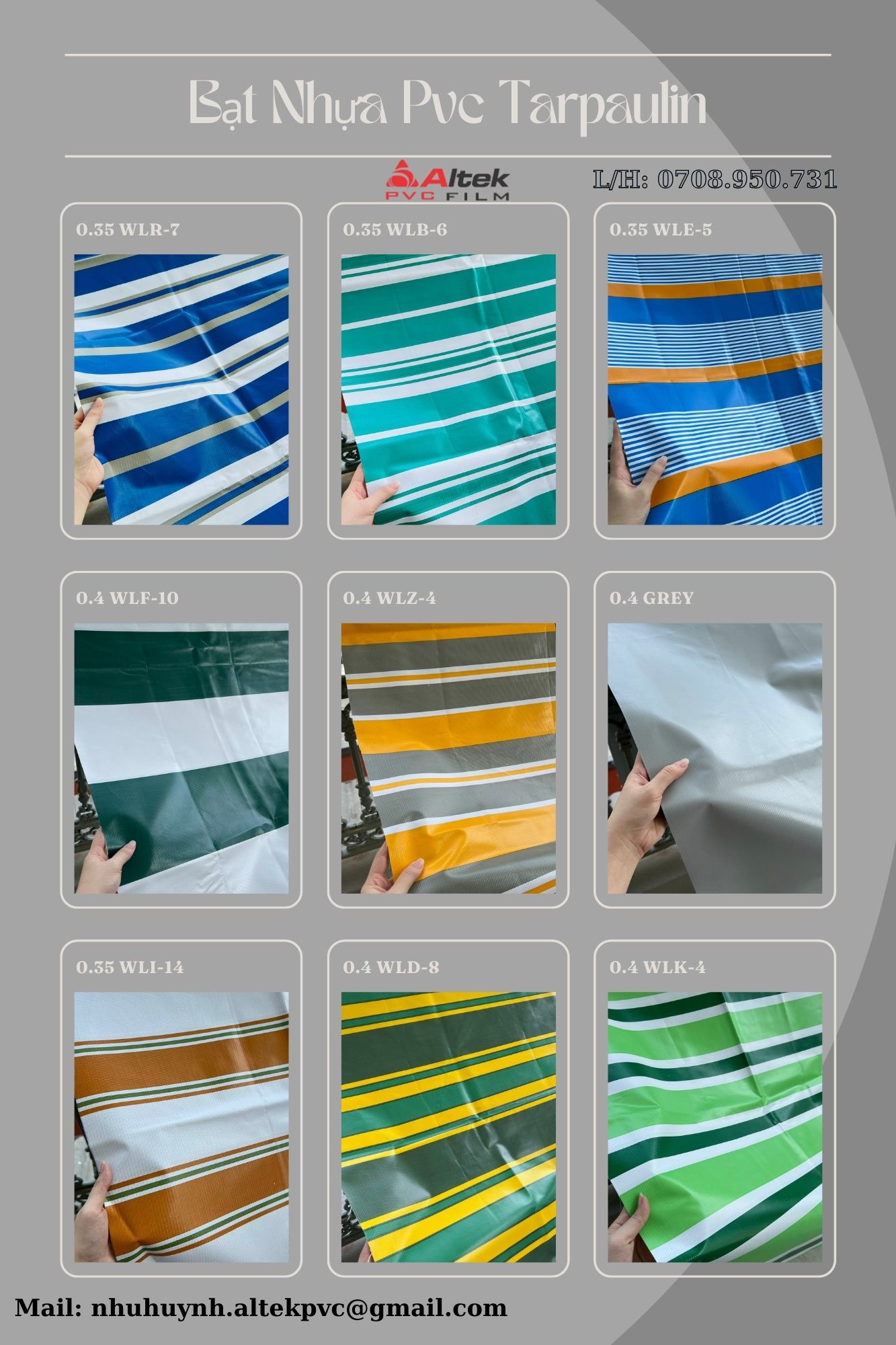 Bạt nhựa pvc Tarpaulin chống cháy giá rẻ giao hàng toàn quốc