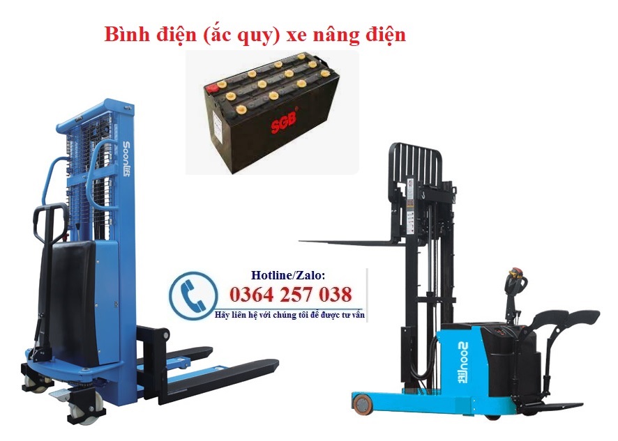 Bình điện (ắc quy) xe nâng điện giá rẻ sẵn kho