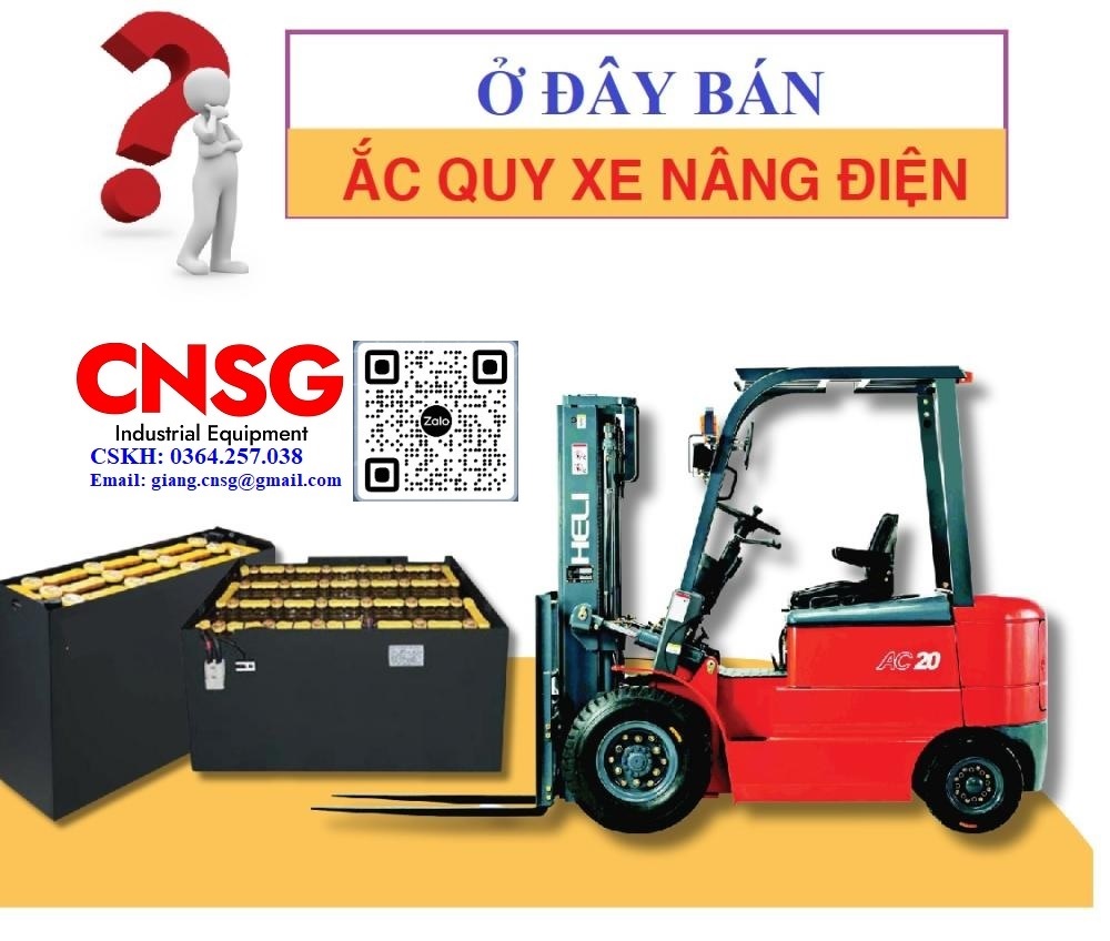 Dịch vụ sửa chữa, thay thế bình điện (ắc quy) xe nâng điện giá rẻ