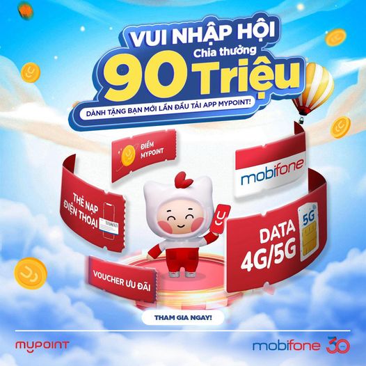 Đăng ký ứng dụng MyPoint, nhận bão quà tặng dịp Tết