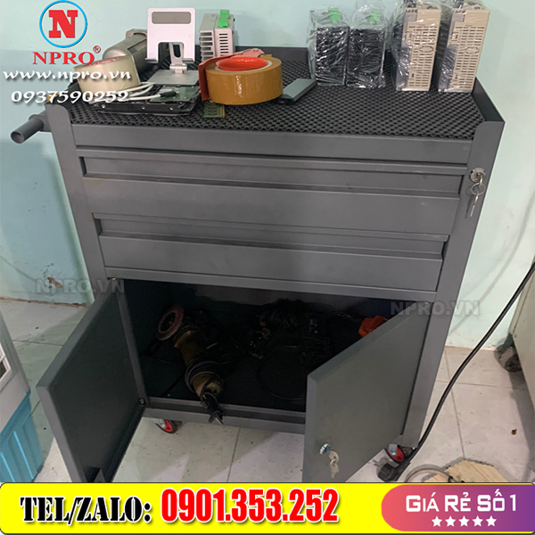 Bán Tủ đựng đồ nghề xe máy 3 ngăn 3 tầng NPRO