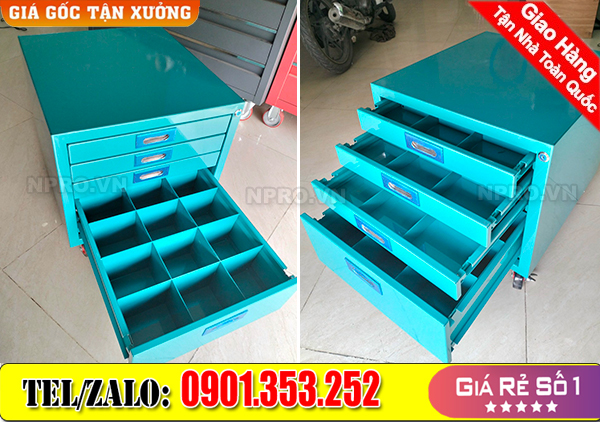 Các mẫu tủ đựng đồ nghề 4 ngăn chuyên dụng