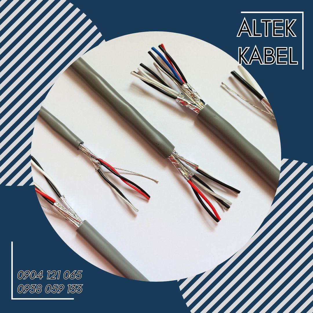 Cáp tín hiệu vặn xoắn, Cáp tín hiệu RS485 AL foil + Shield
