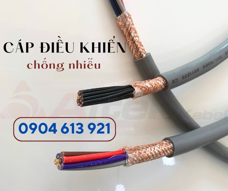 Cáp tín hiệu 6 lõi, cáp điện 6 lõi, cáp tín hiệu 6x0.75mm chống nhiễu
