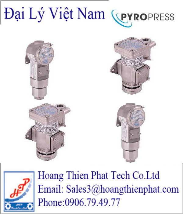 Đại lý phân phối bộ truyền áp suất Pyropress