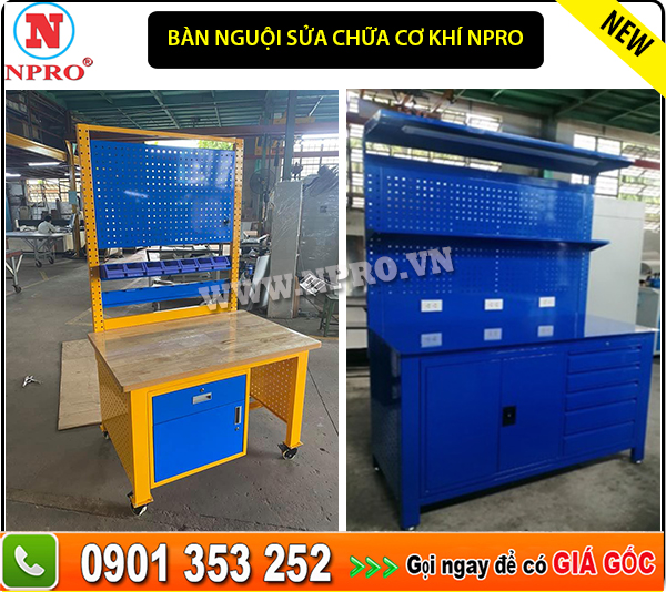 Bàn nguội sửa chữa cơ khí, bàn làm việc cơ khí