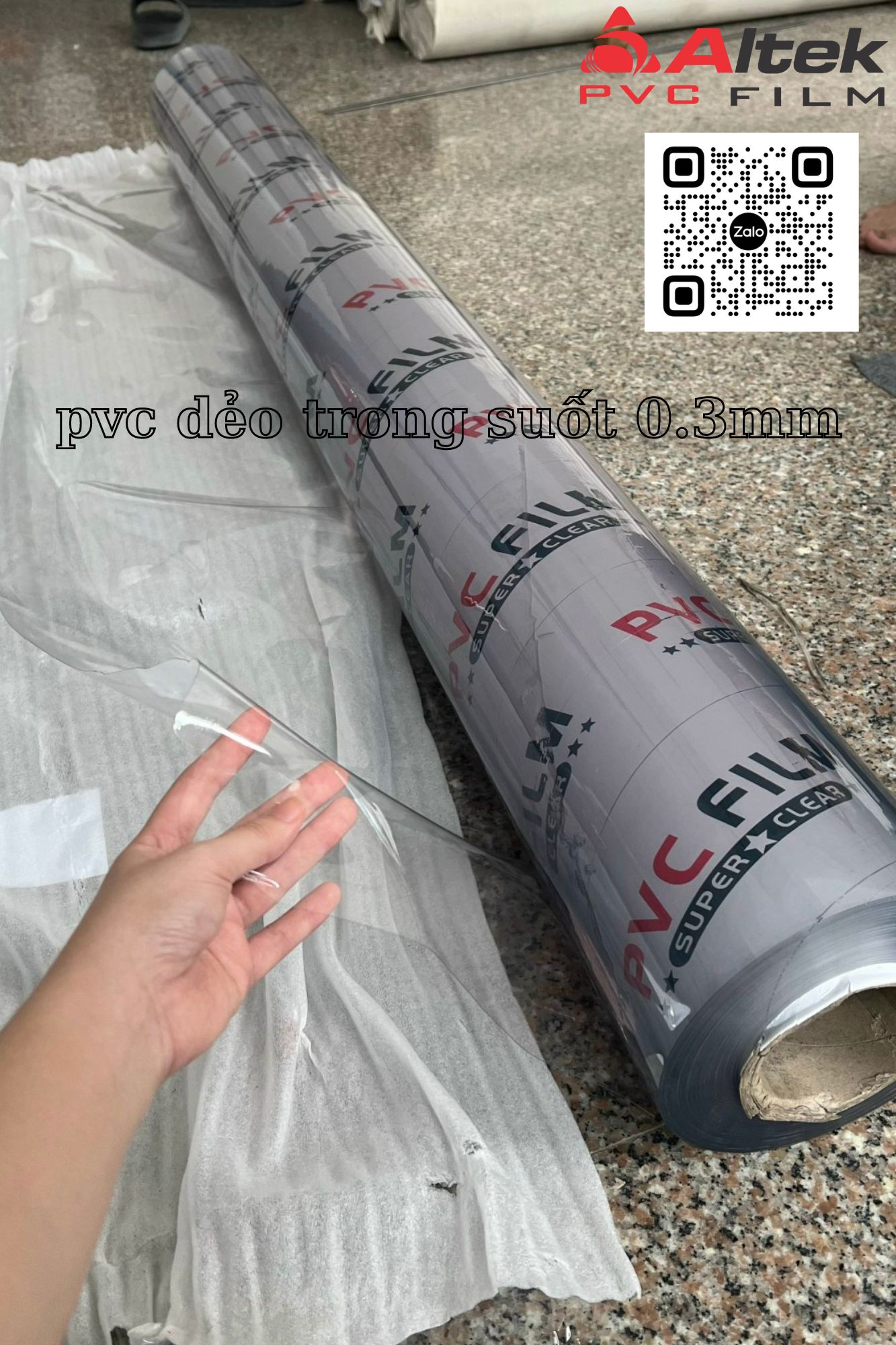 màng nhựa pvc dẻo trong suốt 2mm hàng sẵn kho