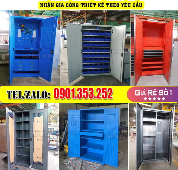 Tủ chứa vật tư 22 ngăn, nhận gia công theo yêu cầu