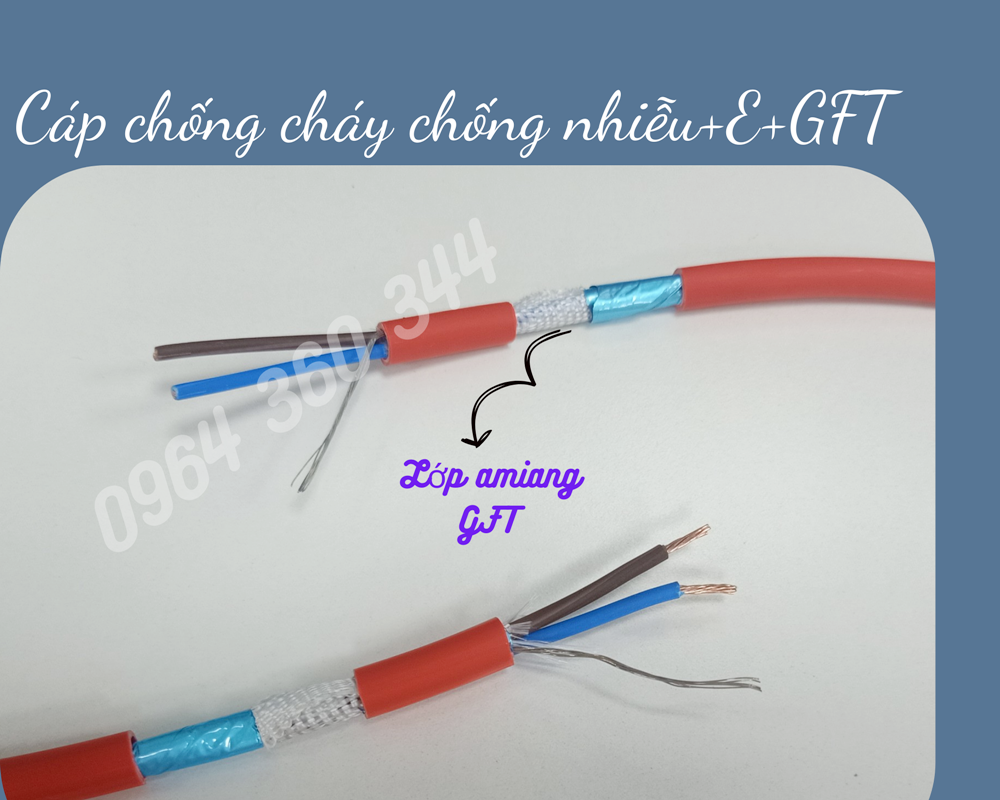 Cáp chống nhiễu chống cháy 1PR x 1.5mm2 Altek Kabel