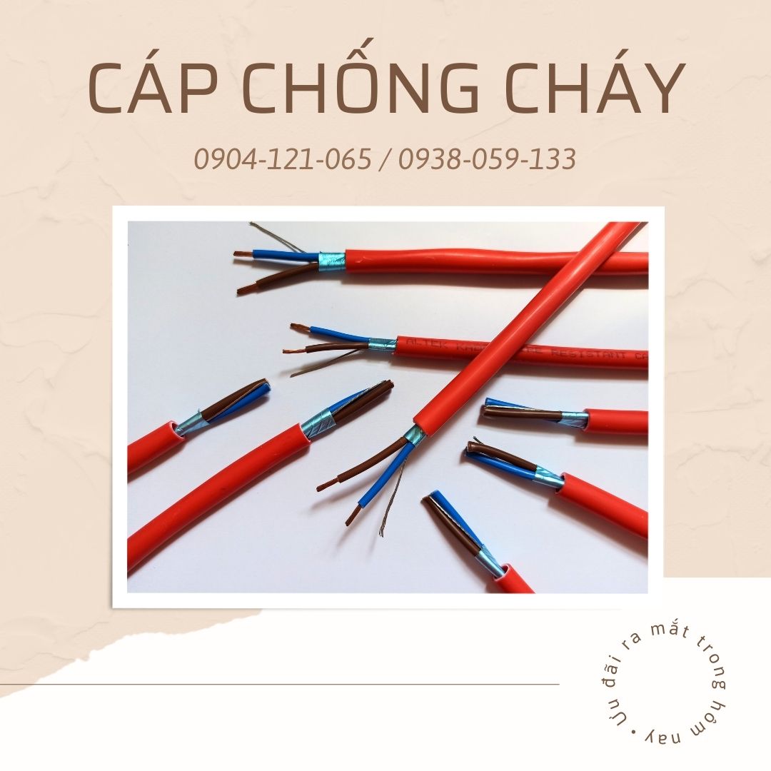 Cáp chống cháy 2x1.5mm chống nhiễu tiêu chuẩn Châu Âu