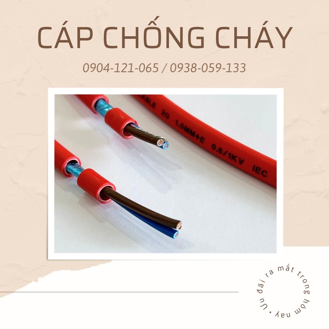 Cáp chống cháy 2x1.5mm chống nhiễu tiêu chuẩn Châu Âu