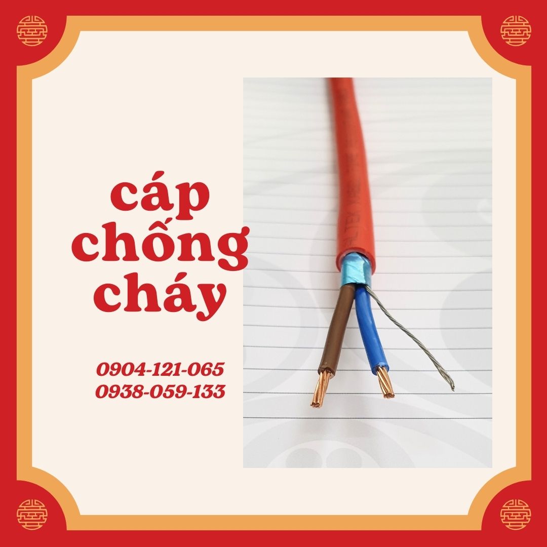 Cáp chống cháy chống nhiễu, Cáp chống cháy chịu nhiệt (AL+E+GFT)