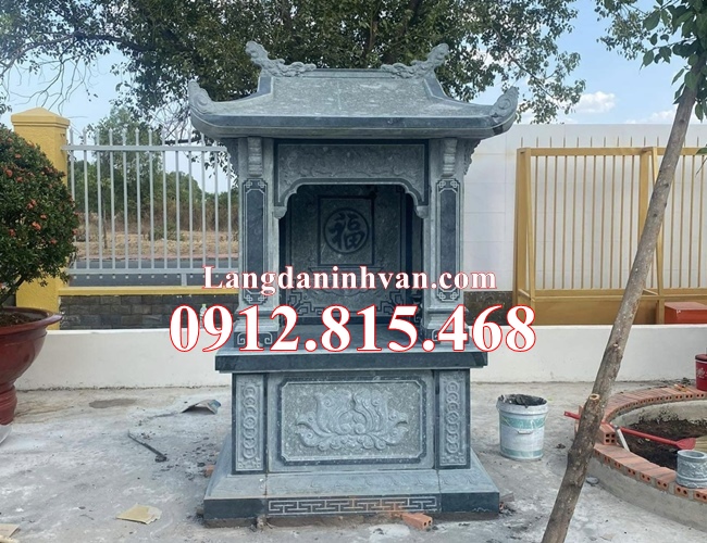 55 Am thờ để hũ tro cốt đá xanh rêu đẹp bán tại Thành Phố Hồ Chí Minh