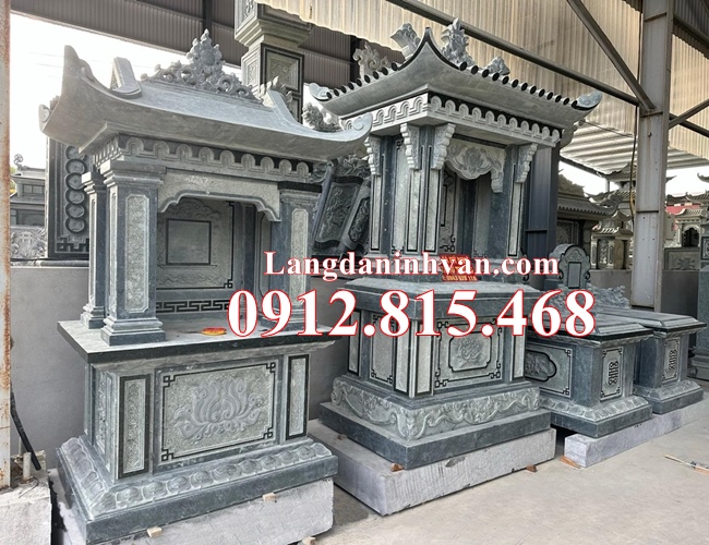 55 Am thờ để hũ tro cốt đá xanh rêu đẹp bán tại Thành Phố Hồ Chí Minh