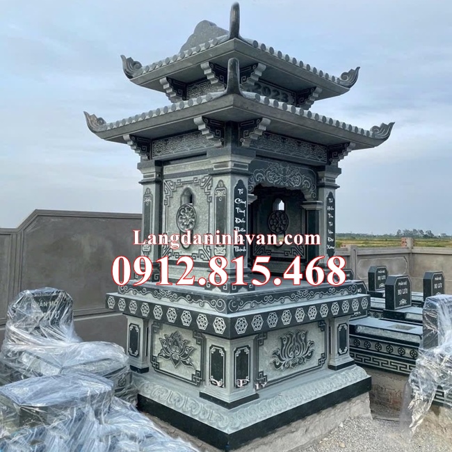 55 Am thờ để hũ tro cốt đá xanh rêu đẹp bán tại Thành Phố Hồ Chí Minh