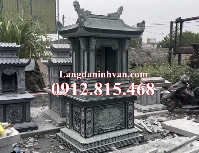 55 Am thờ để hũ tro cốt đá xanh rêu đẹp bán tại Thành Phố Hồ Chí Minh