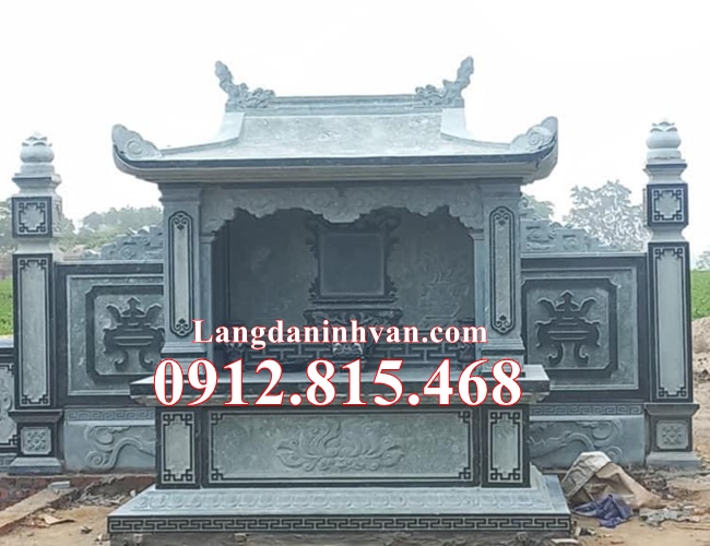 55 Am thờ để hũ tro cốt đá xanh rêu đẹp bán tại Thành Phố Hồ Chí Minh