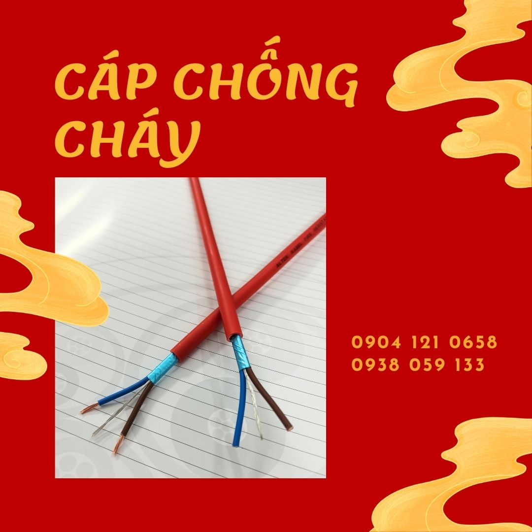 Cáp chống cháy Altek Kabel 2 core x 1.5 + AL + E + GFT có chống nhiễu