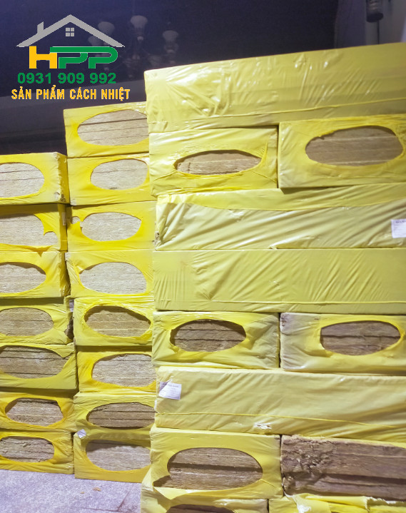 Bông khoáng Rockwool tỉ trọng 40kg/m3, giá cạnh tranh ở Bình Dương