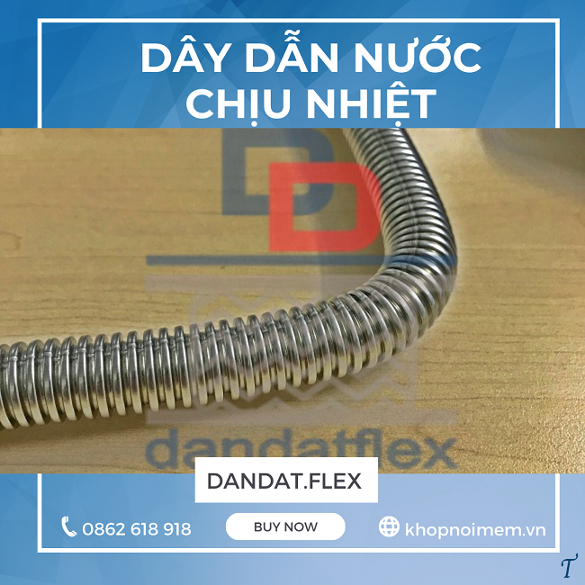 Dây dẫn nước inox, dây cấp nước inox nóng lạnh, dây cấp nước vòi chậu