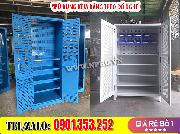 Tủ đựng kèm bảng treo đồ nghề chất lượng giá tốt