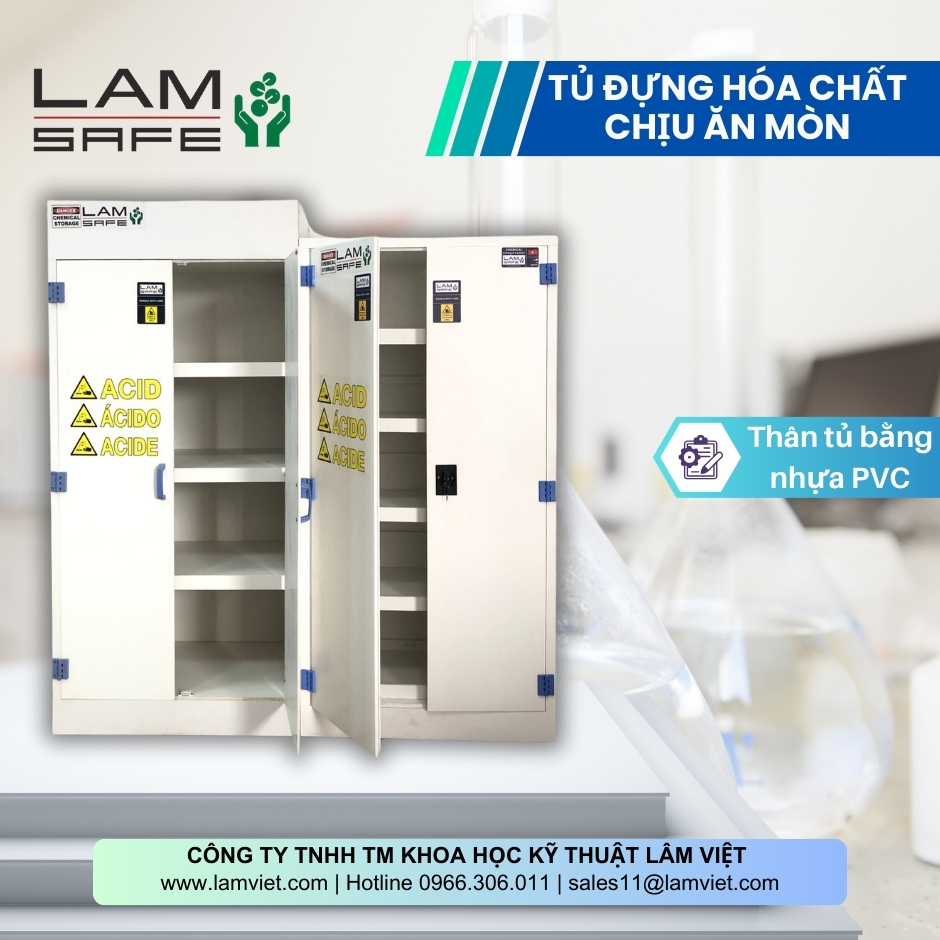 TỦ ĐỰNG HÓA CHẤT PVC