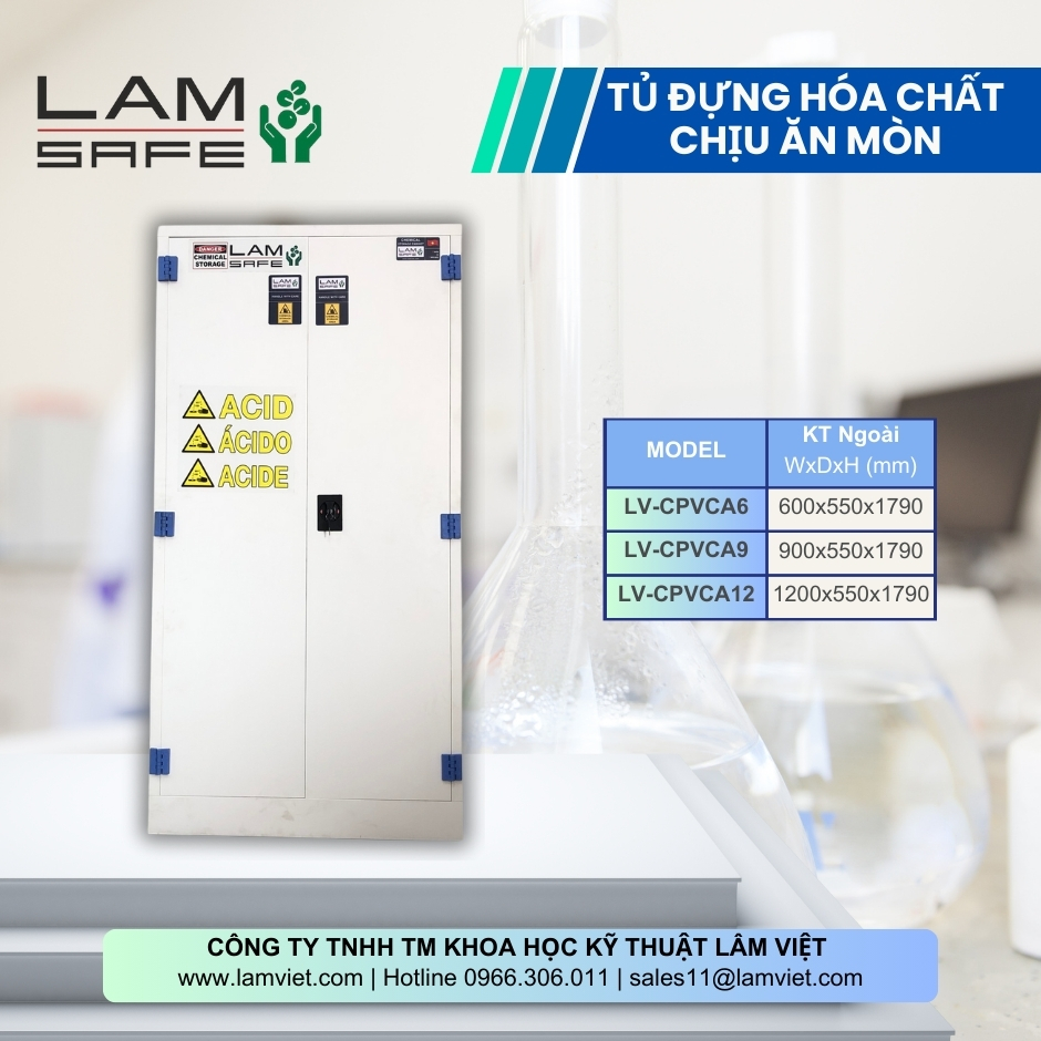 TỦ ĐỰNG HÓA CHẤT PVC