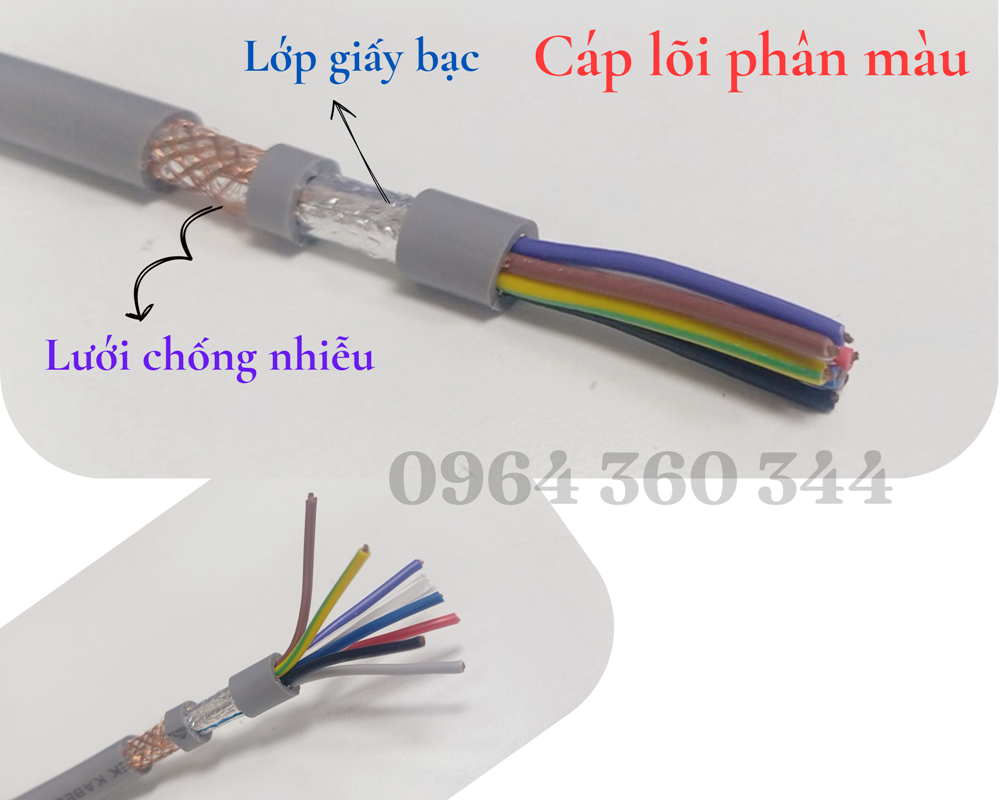 Cáp điều khiển Altek Kabe chống nhiễu mã SH-500