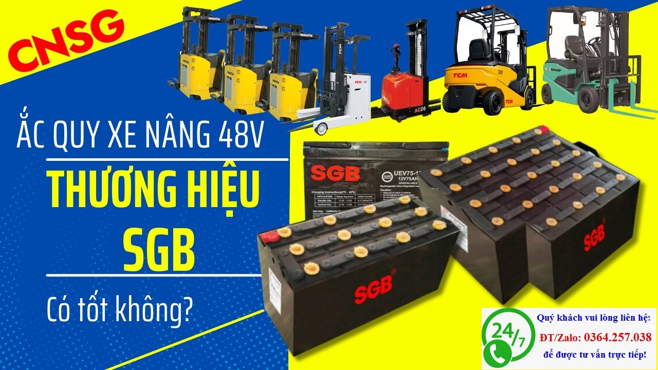 Bán các loại ắc quy xe nâng điện giá rẻ, giao hàng trên toàn quốc