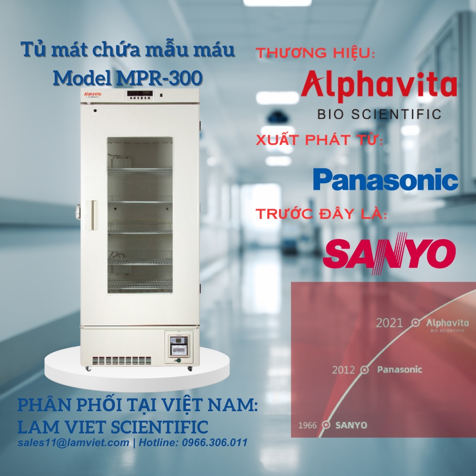 Tủ mát chứa mẫu máu trong y tế