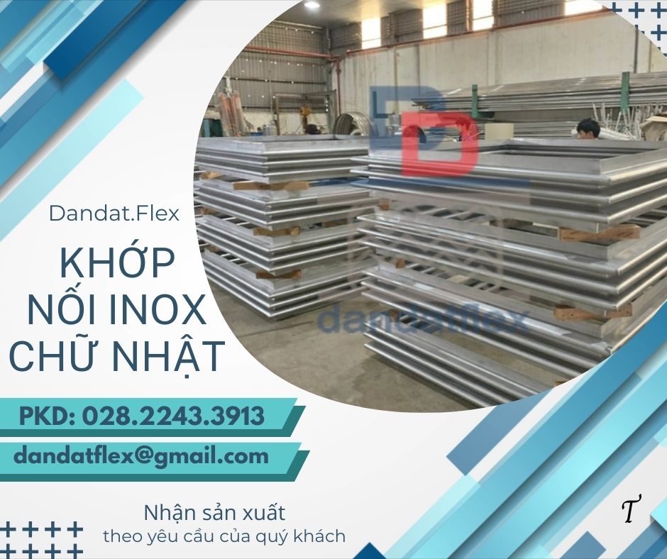 Khớp nối mềm inox 304, khớp nối mềm kim loại nối ren, khớp nối mềm