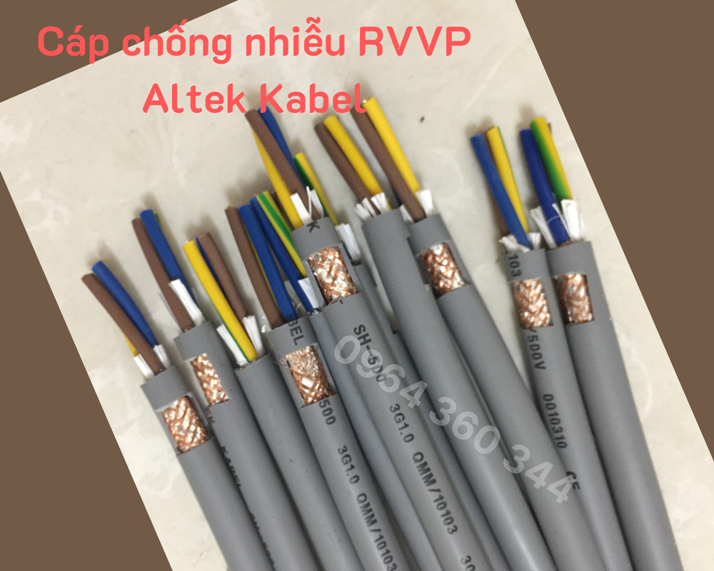 Cáp điều khiển Altek Kabel - Cáp chống nhiễu RVVP