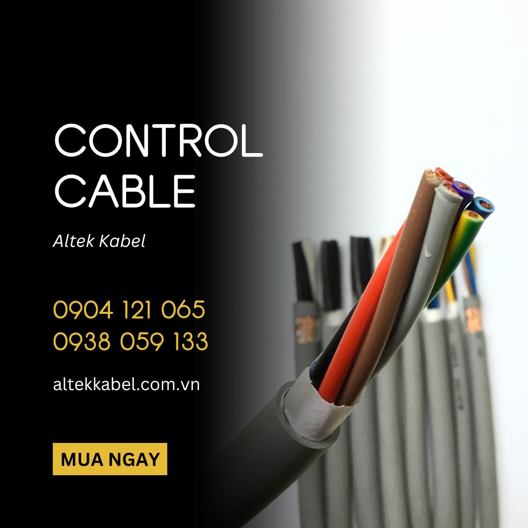 Cáp điều khiển (Control cable) Altek Kabel điện áp 500 volt
