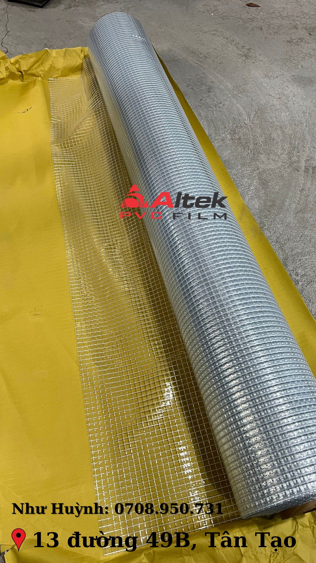 màng nhựa pvc dẻo lưới to loại dày giao nhanh