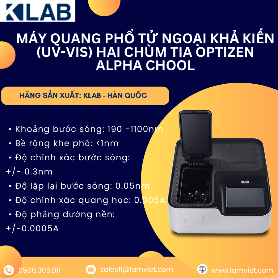 Máy quang phổ tử ngoại khả kiến hai chùm tia