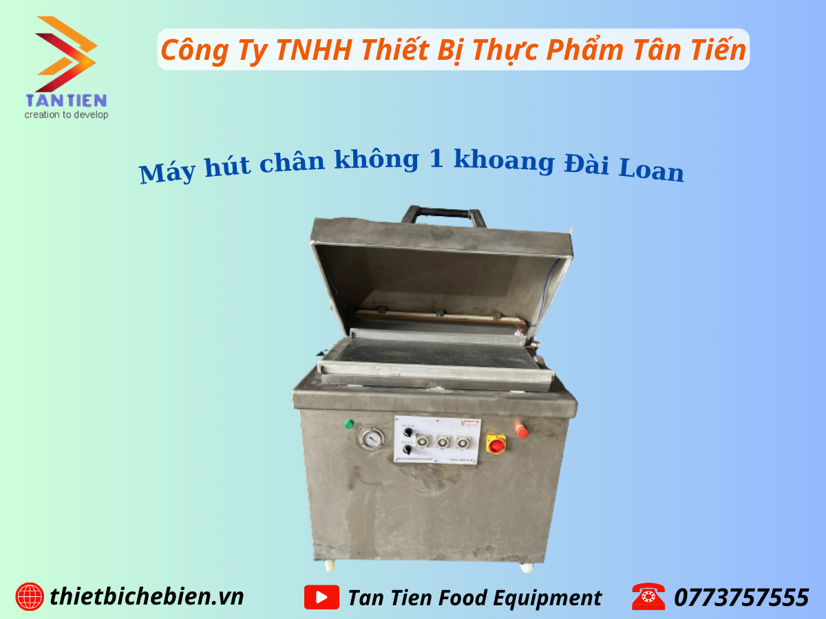 Máy hút chân không 1 khoang 2 thanh dán 800mm