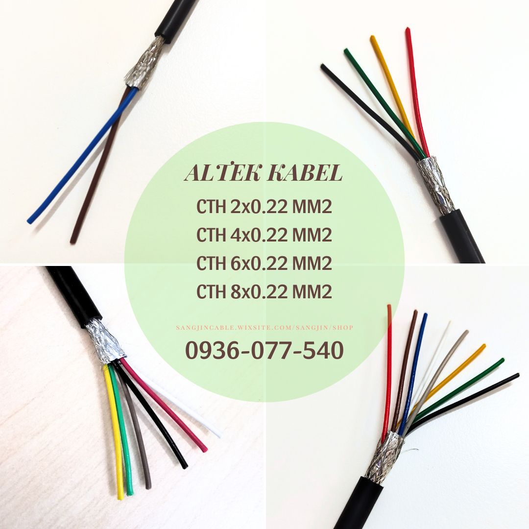 Cáp tín hiệu chống nhiễu Altek Kabel 4 x 0.22 mm2 - CTH 4 x 0.22 MM2