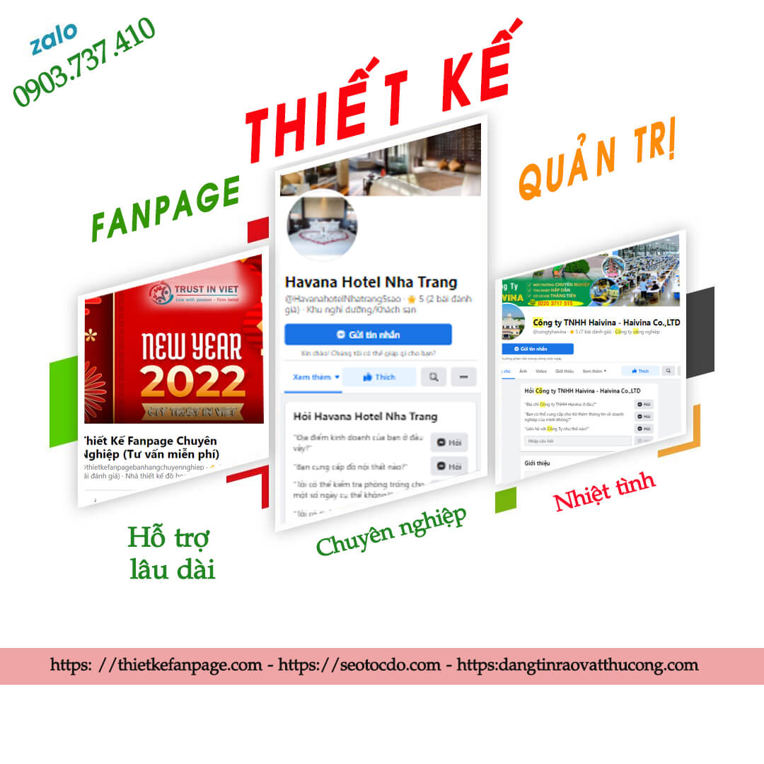 Quản trị fanpage uy tín chuyên nghiệp - Trust In Viet