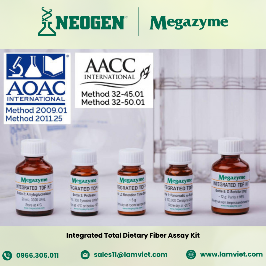 Bộ kit Integrated Total Dietary Fiber Assay