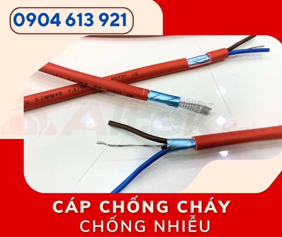 Cáp tín hiệu chống cháy chống nhiễu 2x1.0mm/2x1.5mm  Altek Kabel