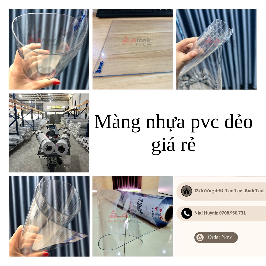 màng nhựa pvc dẻo trong ngăn lạnh giá tốt