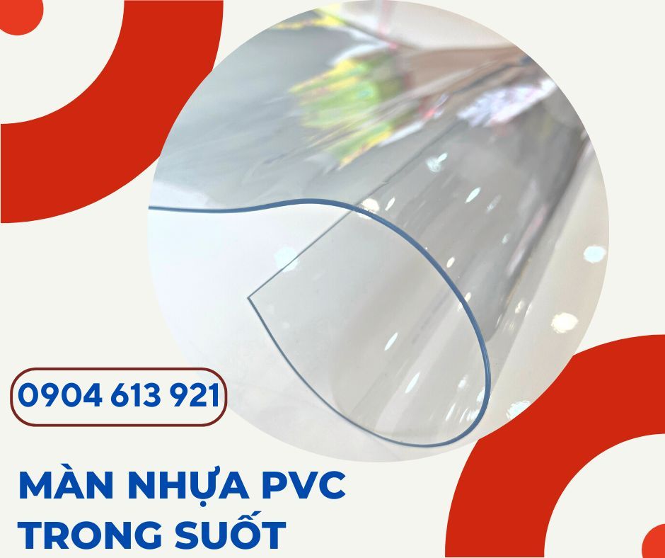 Màng nhựa PVC dẻo trong suốt làm rèm ngăn lạnh, túi thời trang Hà Nội