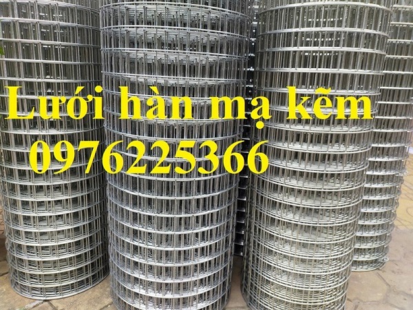 Lưới thép hàn mạ kẽm D2 ô 25x25, 30x30, 50x50