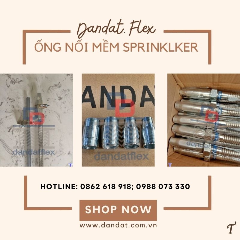 Ống mềm sprinkler,ống nối đầu phun cứu hỏa, dây mềm chữa cháy PCCC