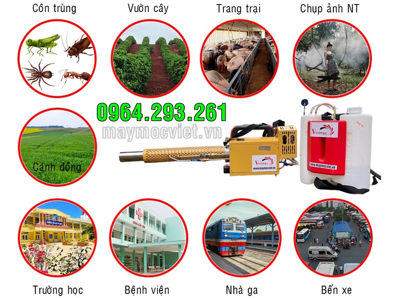 Máy phun khói YL70 trừ sâu cho cây trồng tại Văn Chấn Yên Bái